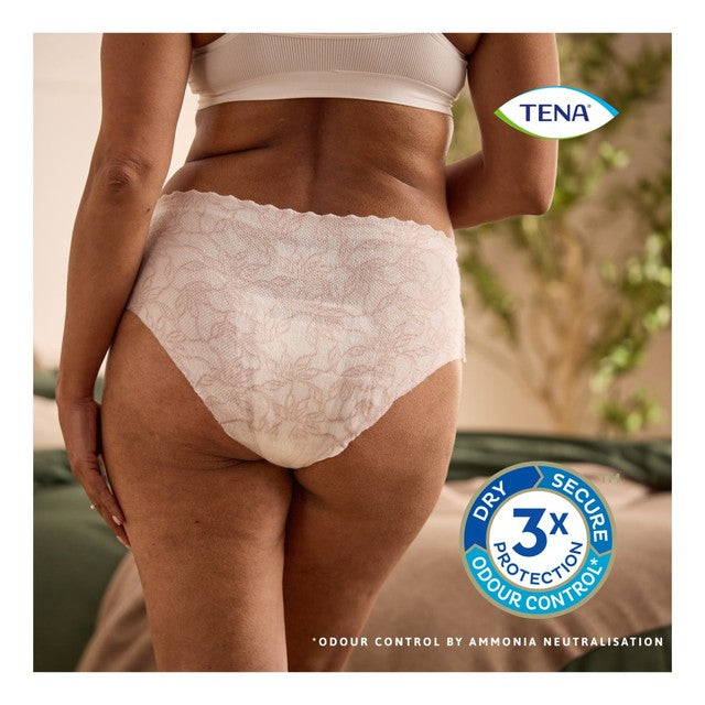 TENA Silhouette Black low waist incontinence pants size M, imported from the UK