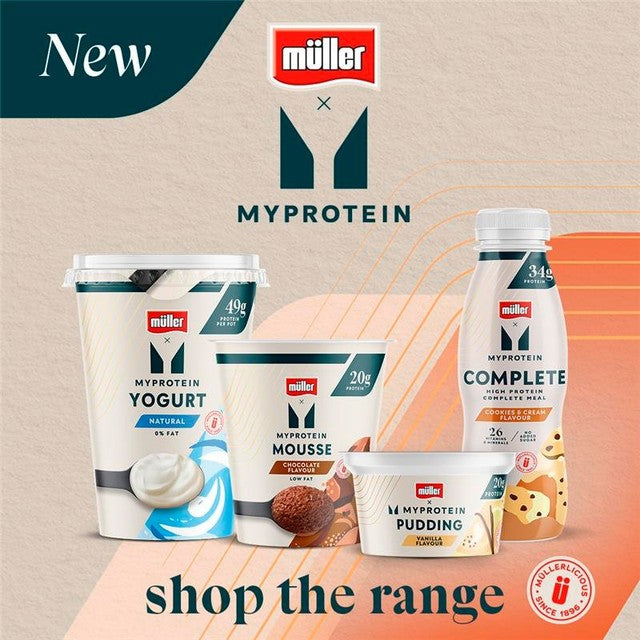 Muller MyProtein Cookies & Cream protein shake 500ml, imported from the UK