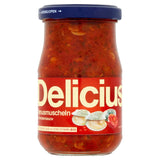 Delicius shelled clams with tomato sauce 195g - British product