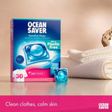 OceanSaver non-bio laundry capsules sea salt 30 washes, UK version