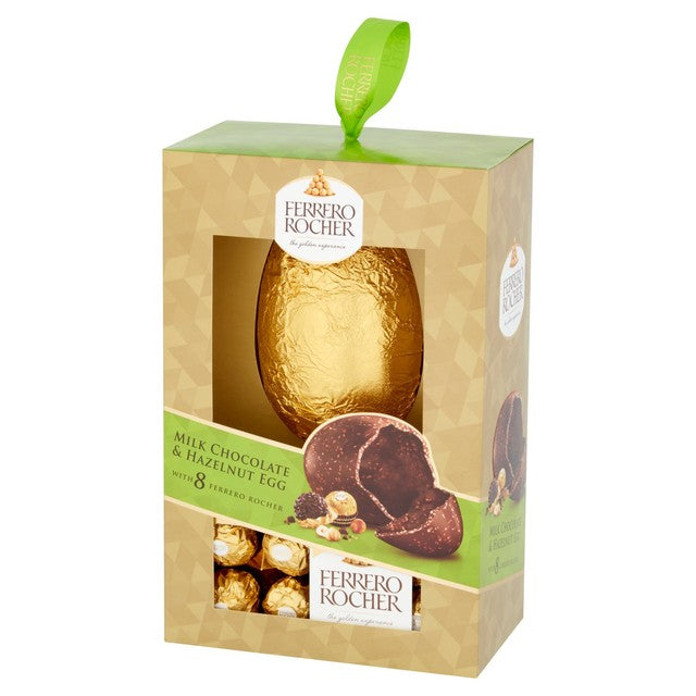 Ferrero Rocher large hazelnut milk chocolate egg (British brand)