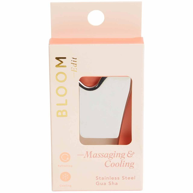 M&S stainless steel gua sha facial tool, imported from the UK