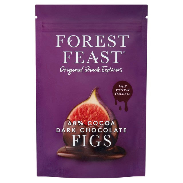 Forest Feast Belgian Dark Chocolate Figs 140g - British product