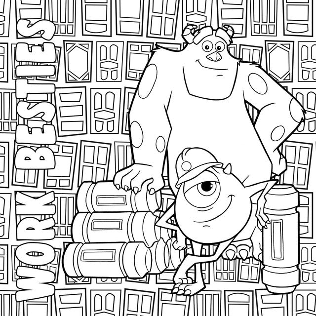 Igloo Books Disney Colourmania Besties colouring set 23cm - British product
