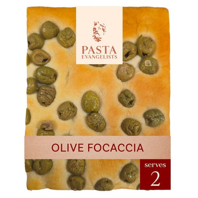 Pasta Evangelists Pain Focaccia Olive 200g