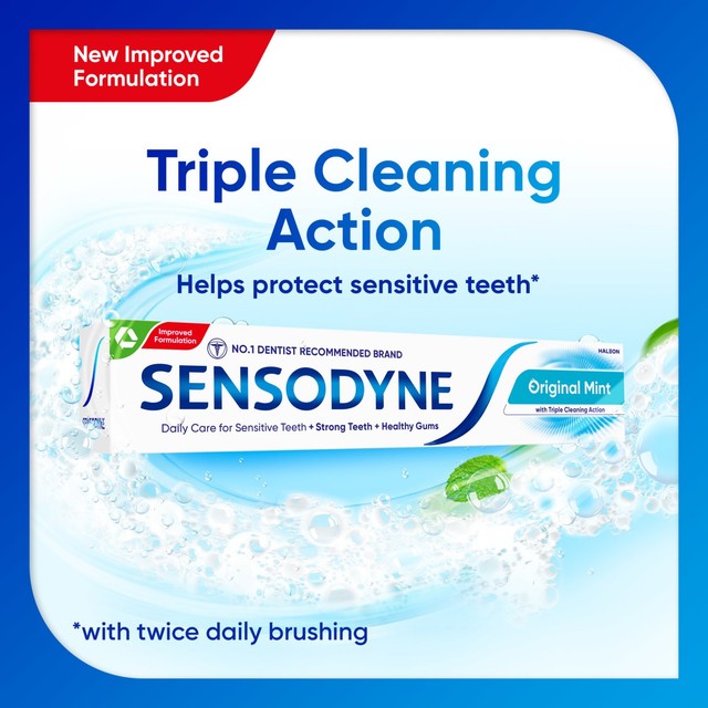 Sensodyne mint toothpaste 75ml (British brand)