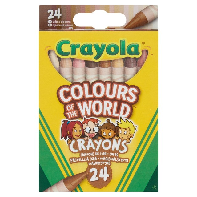 Crayola Colors of the World crayons 24 pack - British product