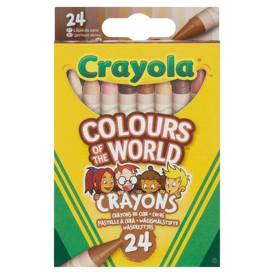 M&S Crayola Colors of the World Wax Crayons 24 Pack- Buy online at McGrocer