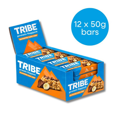 M&S TRIBE Banoffee Choc Chip Protein Flapjack Bar- Buy online at McGrocer