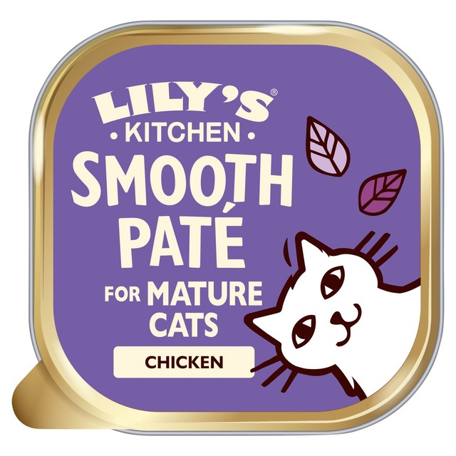 Lily's Kitchen chicken pate for mature cats (British brand)