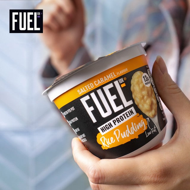 FUEL10K salted caramel rice pudding 210g, UK version