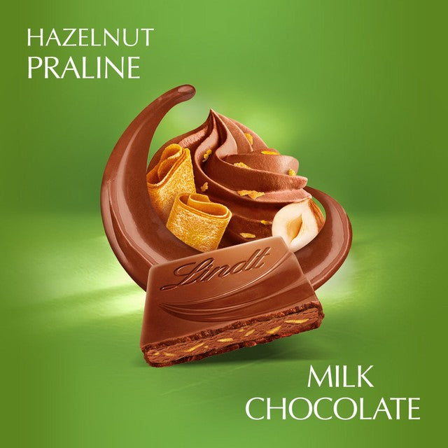 Lindt hazelnut wafer chocolate bar, imported from the UK