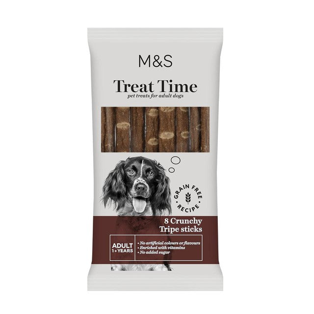 M&S tripe dog stick treats 48g, imported from the UK