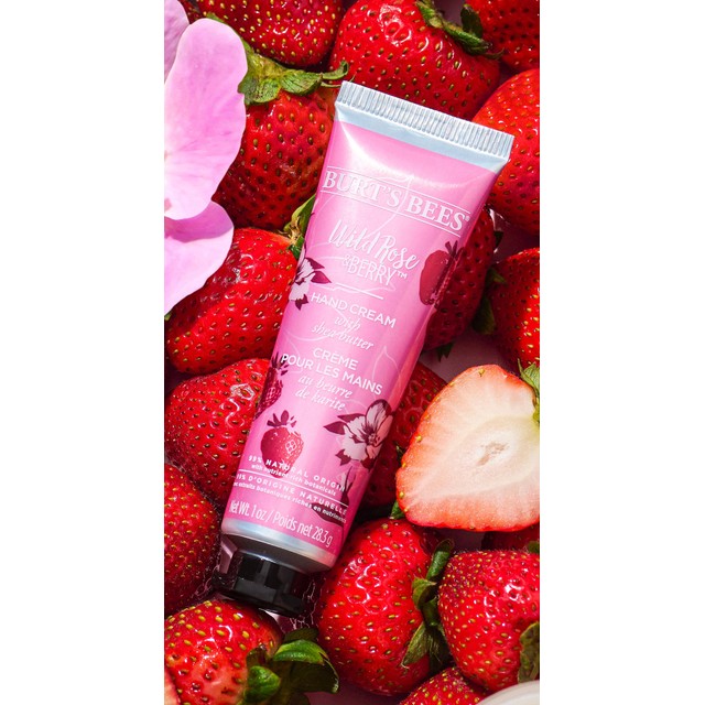 Burt's Bees Rose & Berry Hand Cream 28.3g - British product