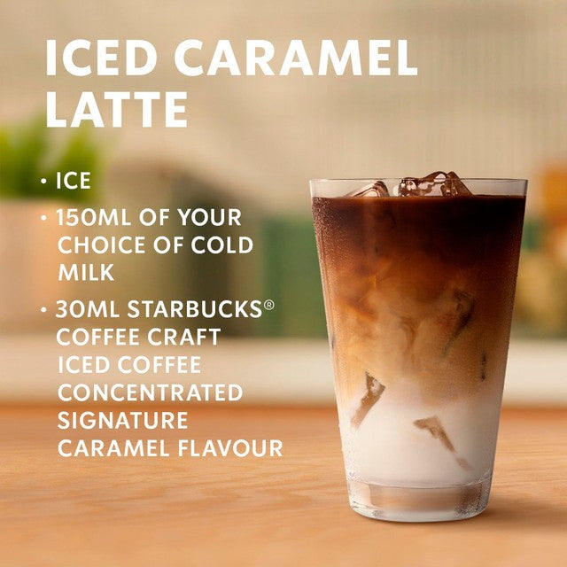 Starbucks Signature Caramel Iced Coffee Concentrate 8 servings - British product