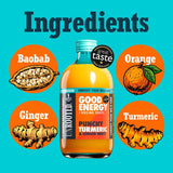 Unrooted Punchy Turmeric, Ginger and Baobab Shots 420ml (British brand)