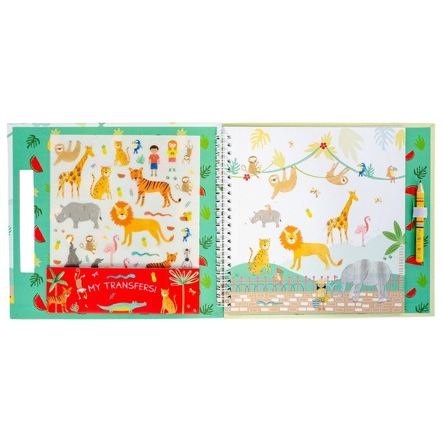 Floss & Rock Jungle Transfer Activity Book - British product