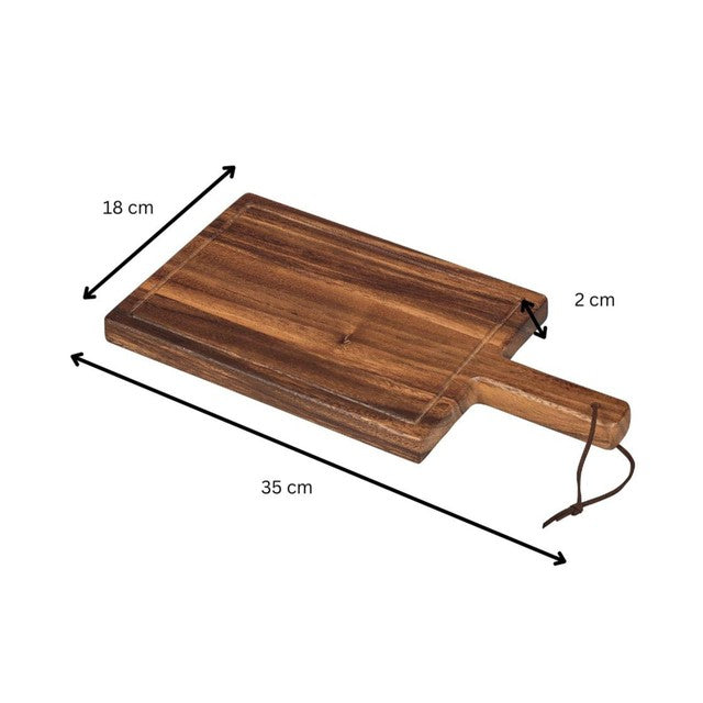Tala chunky handled acacia board 35x18cm, imported from the UK