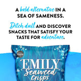 Emily Seaweed Crisps Sea Salt 50g - British product
