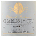 Domaine TDV Premier Cru Beauroy Chablis 75cl - British product