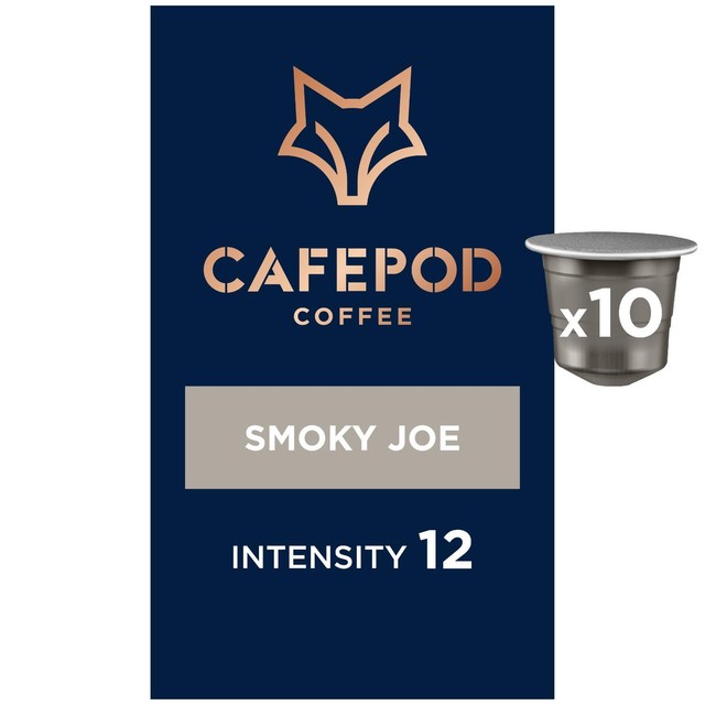 CafePod Smoky Joe Nespresso compatible coffee pods 10 pack - British product