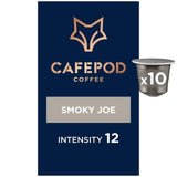 CafePod Smoky Joe Nespresso compatible coffee pods 10 pack - British product