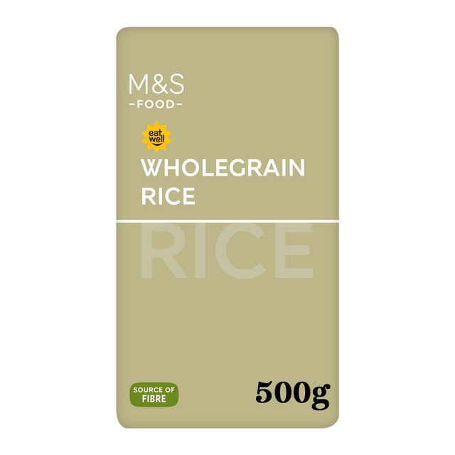 M&S wholegrain rice 500g, imported from the UK