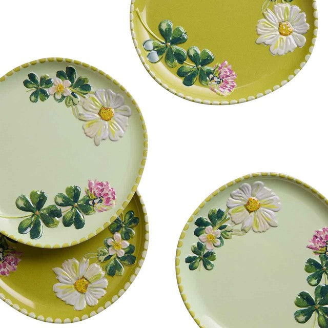 M&S floral melamine picnic plates set of 4 UK version