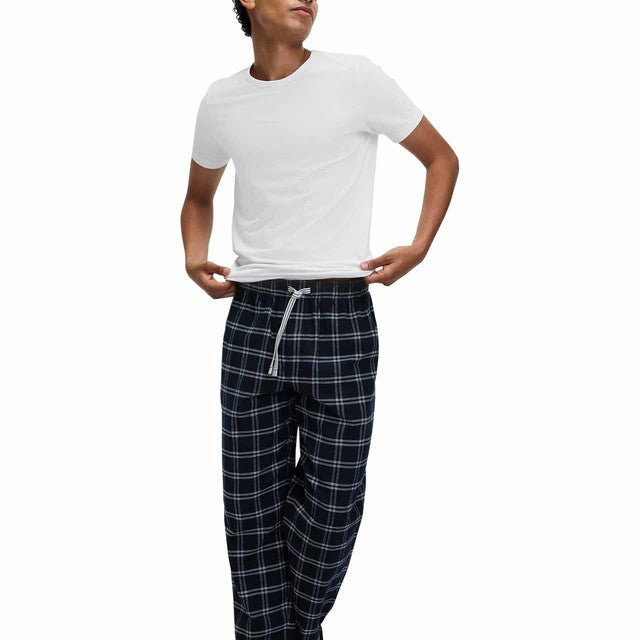 M&S Mens Cotton Checked Pyjama Bottoms XL, imported from the UK