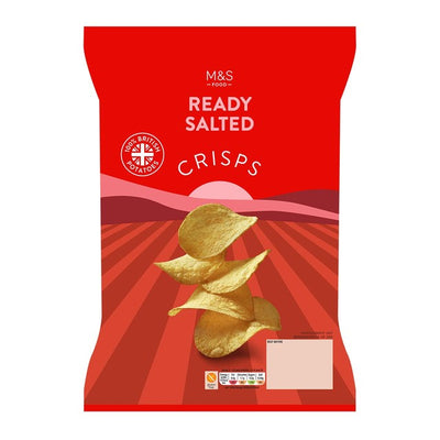 M&S Ready Salted Crisps 150g Bag