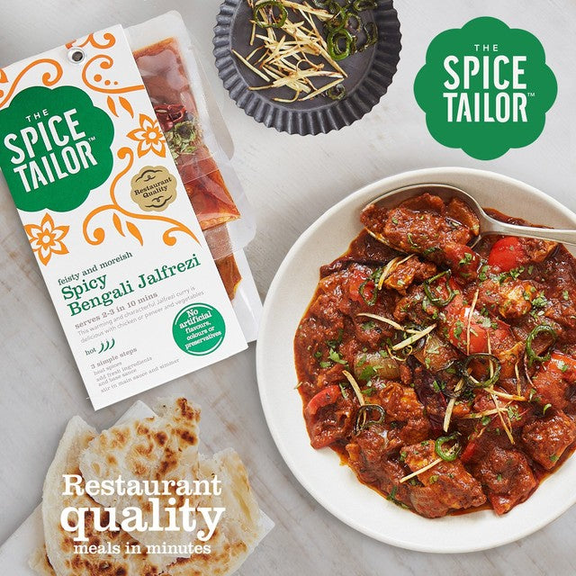 The Spice Tailor Spicy Bengali Jalfrezi curry sauce kit 300g (British brand)