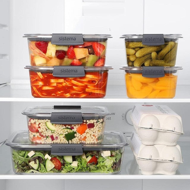 Sistema Brilliance food storage container 380ml (British brand)