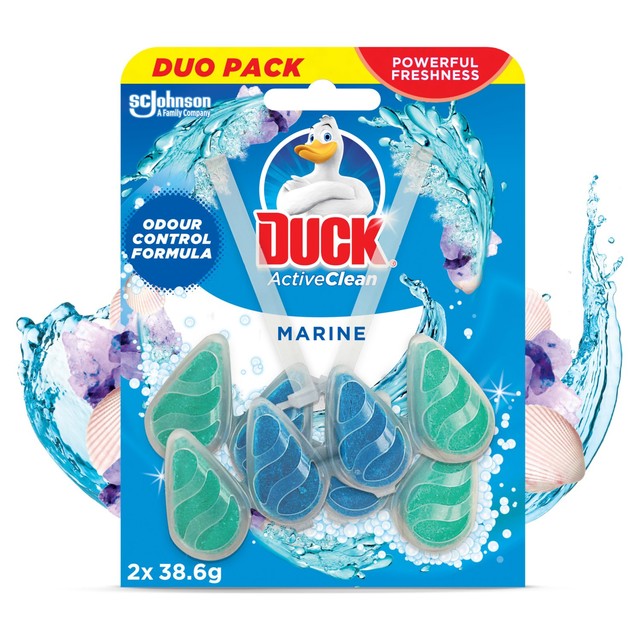 Toilet Duck Marine toilet rim block 2 x 39g - British product