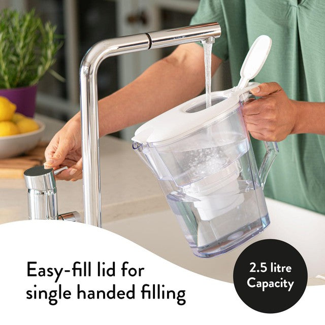 Aqua Optima Liscia water filter jug 2.5L - British product