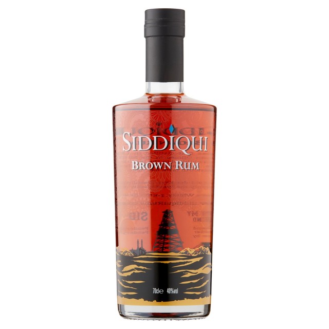 Siddiqui Brown Rum 70cl (British brand)