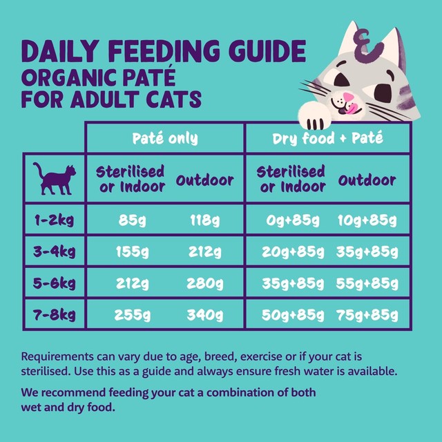Edgard and Cooper organic cat pate with salmon and chicken 85g - British product