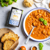 Mr Organic butter beans 400g, imported from the UK