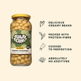 Bold Bean Co Organic Chickpeas 570g - British product