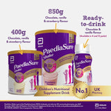 PaediaSure strawberry nutritional supplement powder 850g, imported from the UK