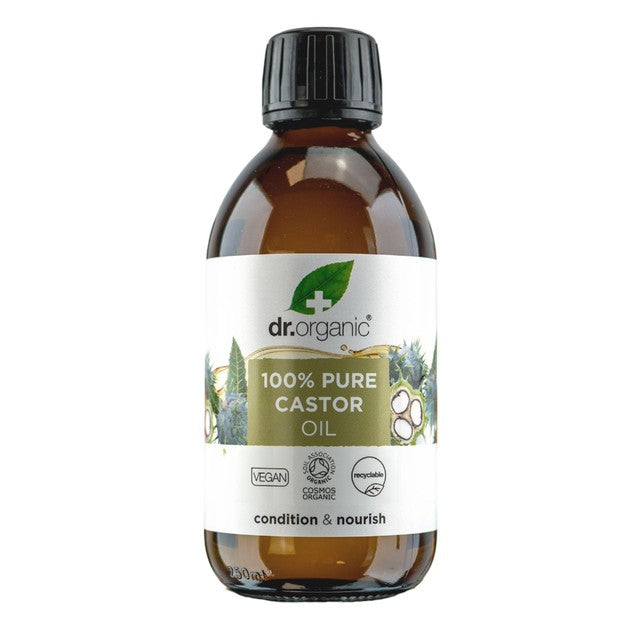 Dr Organic pure cold-pressed castor oil (British brand)