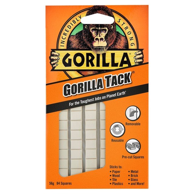 Gorilla Glue Tack pre-cut squares, UK version