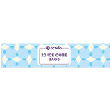 Ocado ice cube storage bags 20 count, imported from the UK