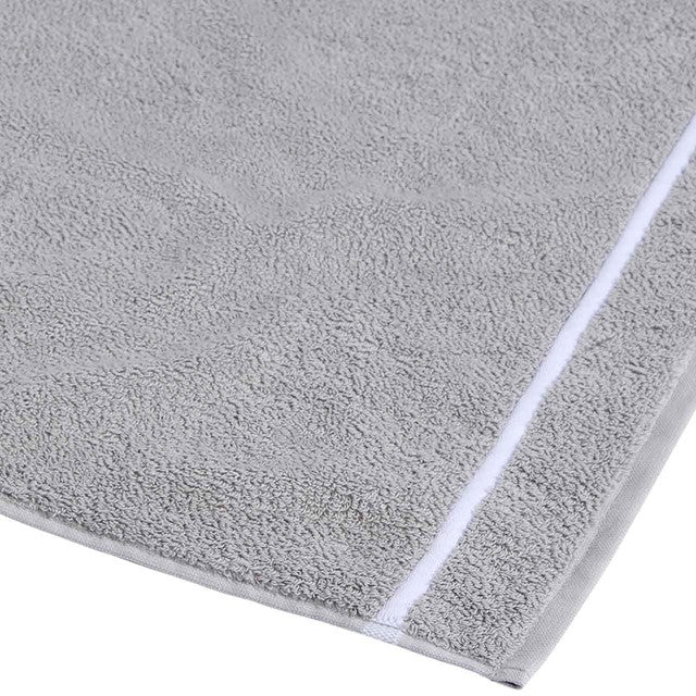 M&S Baretta Stitch hand towel Grey/White - British product