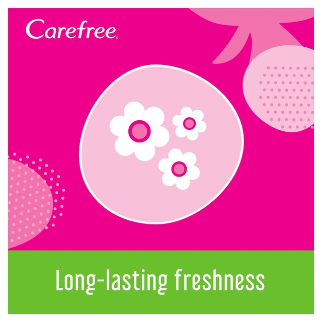 Carefree breathable pantyliners with aloe single wrapped - British product
