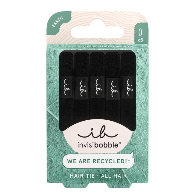 Invisibobble hair ties black 5pc, UK version