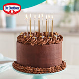 Dr. Oetker metallic birthday candles 12 pack - British product