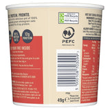 Quaker High Protein Original porridge pot 49g, imported from the UK