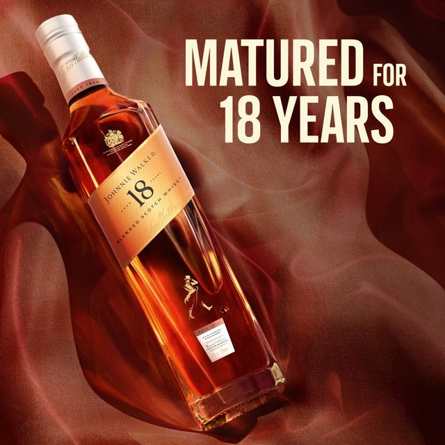 Johnnie Walker 18 Year Old blended Scotch whisky 70cl, UK version