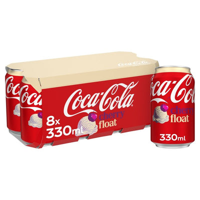 M&S Coca-Cola Original Taste Cherry Float Sparkling Soft Drink 330ml- Buy online at McGrocer