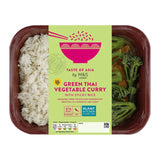 M&S Green Thai Vegan Curry & Rice ready meal 400g, imported from the UK